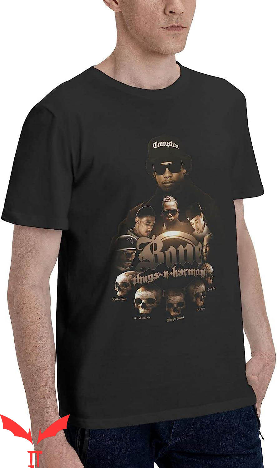 Bone Thugs N Harmony T-Shirt Hip-Hop Group Gangster Retro Bone Thugs N Harmony T-Shirt Hip-Hop Group Gangster Retro