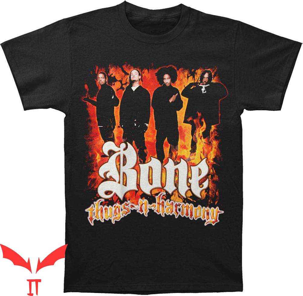 Bone Thugs N Harmony T-Shirt Hip-Hop Group Gangster Tee Bone Thugs N Harmony T-Shirt Hip-Hop Group Gangster Tee