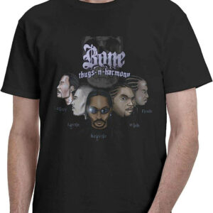 Bone Thugs N Harmony T-Shirt Vintage Hip-Hop Group Gangster