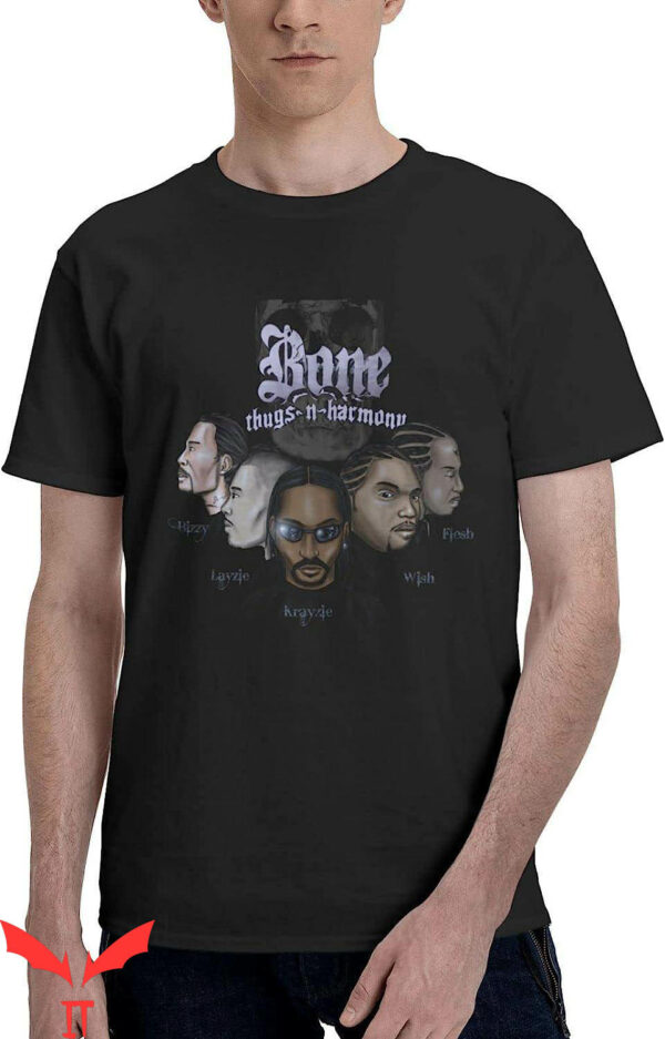 Bone Thugs N Harmony T-Shirt Vintage Hip-Hop Group Gangster