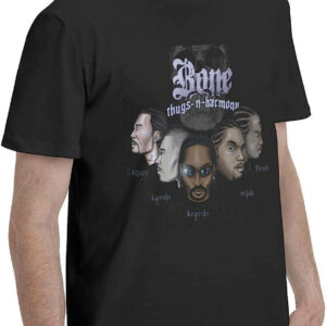 Bone Thugs N Harmony T-Shirt Vintage Hip-Hop Group Gangster