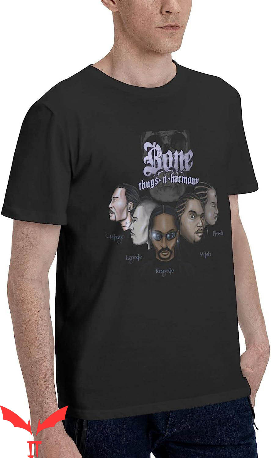 Bone Thugs N Harmony T-Shirt Vintage Hip-Hop Group Gangster Bone Thugs N Harmony T-Shirt Vintage Hip-Hop Group Gangster