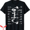Bow Hunter T-Shirt Anatomy Of Archery Bowhunting Big Game