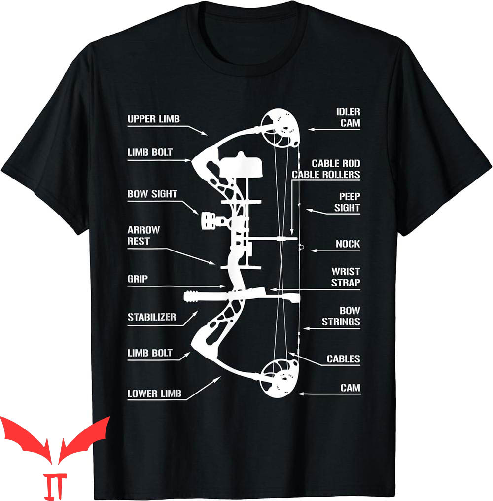 Bow Hunter T-Shirt Anatomy Of Archery Bowhunting Big Game Bow Hunter T-Shirt Anatomy Of Archery Bowhunting Big Game