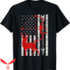 Bow Hunter T-Shirt Hunting Deer Flag Big Game Funny