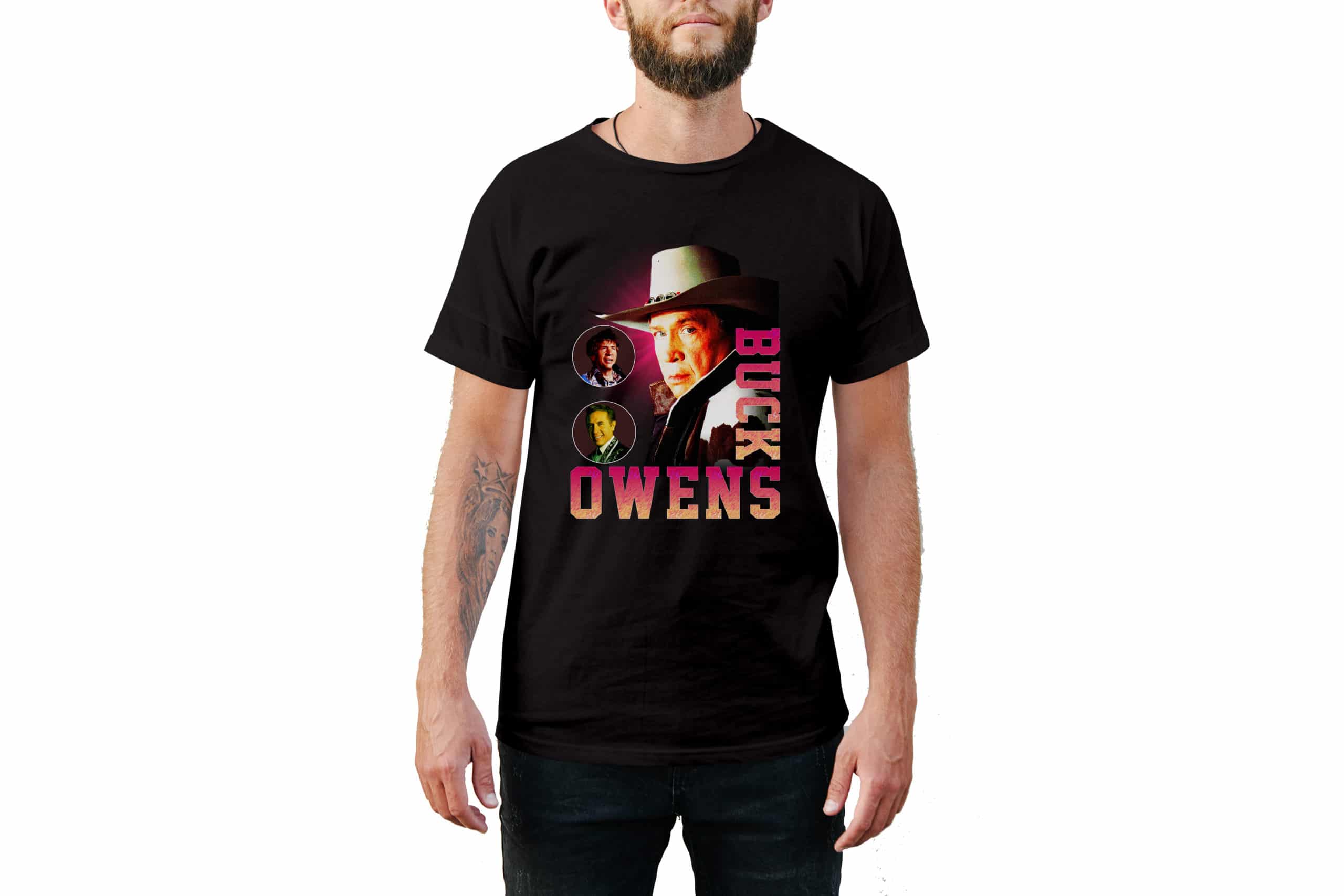 Buck Owens Vintage Style T-Shirt Buck Owens Vintage Style T-Shirt