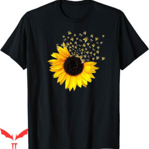 Bumble Bee T-Shirt Honey Lover Sunflower