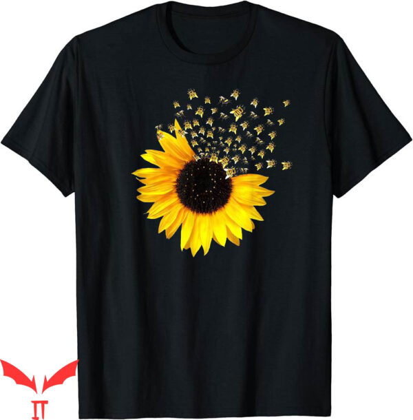 Bumble Bee T-Shirt Honey Lover Sunflower