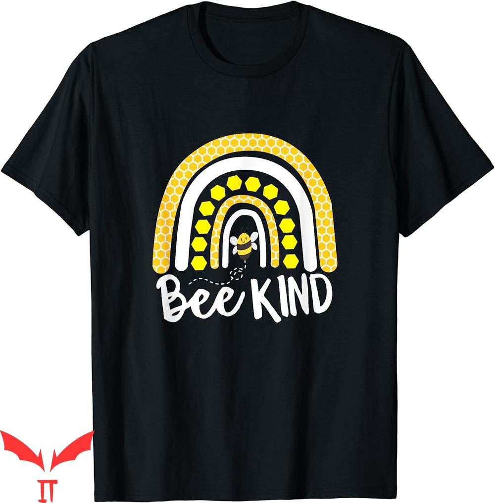 Bumble Bee T-Shirt Kind Rainbow Honeycomb Yellow Honey Bumble Bee T-Shirt Kind Rainbow Honeycomb Yellow Honey