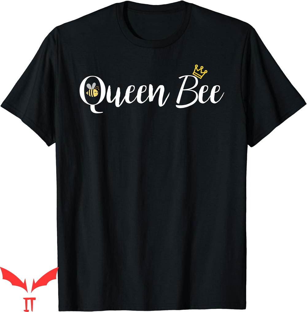 Bumble Bee T-Shirt Queen With Crown And Graphic Bumble Bee T-Shirt Queen With Crown And Graphic
