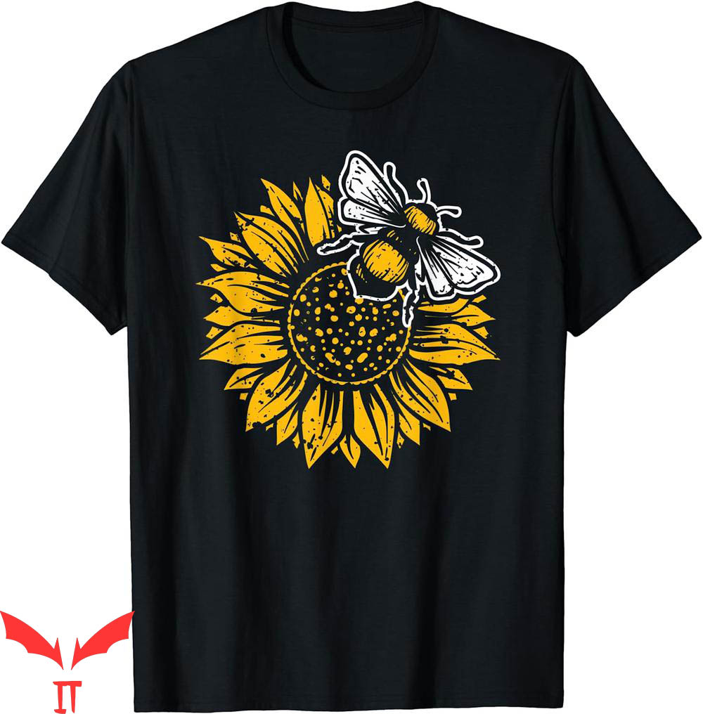 Bumble Bee T-Shirt Sunflower Springtime Save The Honeybee Bumble Bee T-Shirt Sunflower Springtime Save The Honeybee