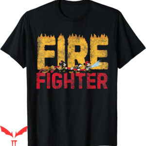 Cal Fire T-Shirt Friends Minnie Donald Pluto Fighters
