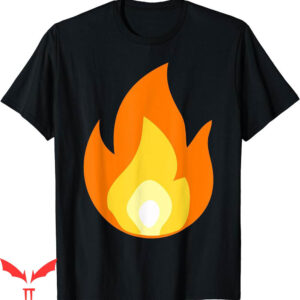 Cal Fire T-Shirt Lit Flame Hot Burning Beach
