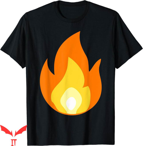 Cal Fire T-Shirt Lit Flame Hot Burning Beach