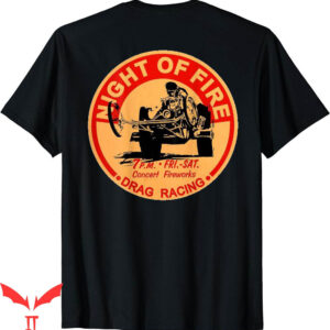 Cal Fire T-Shirt Retro Drag Racing Night Of