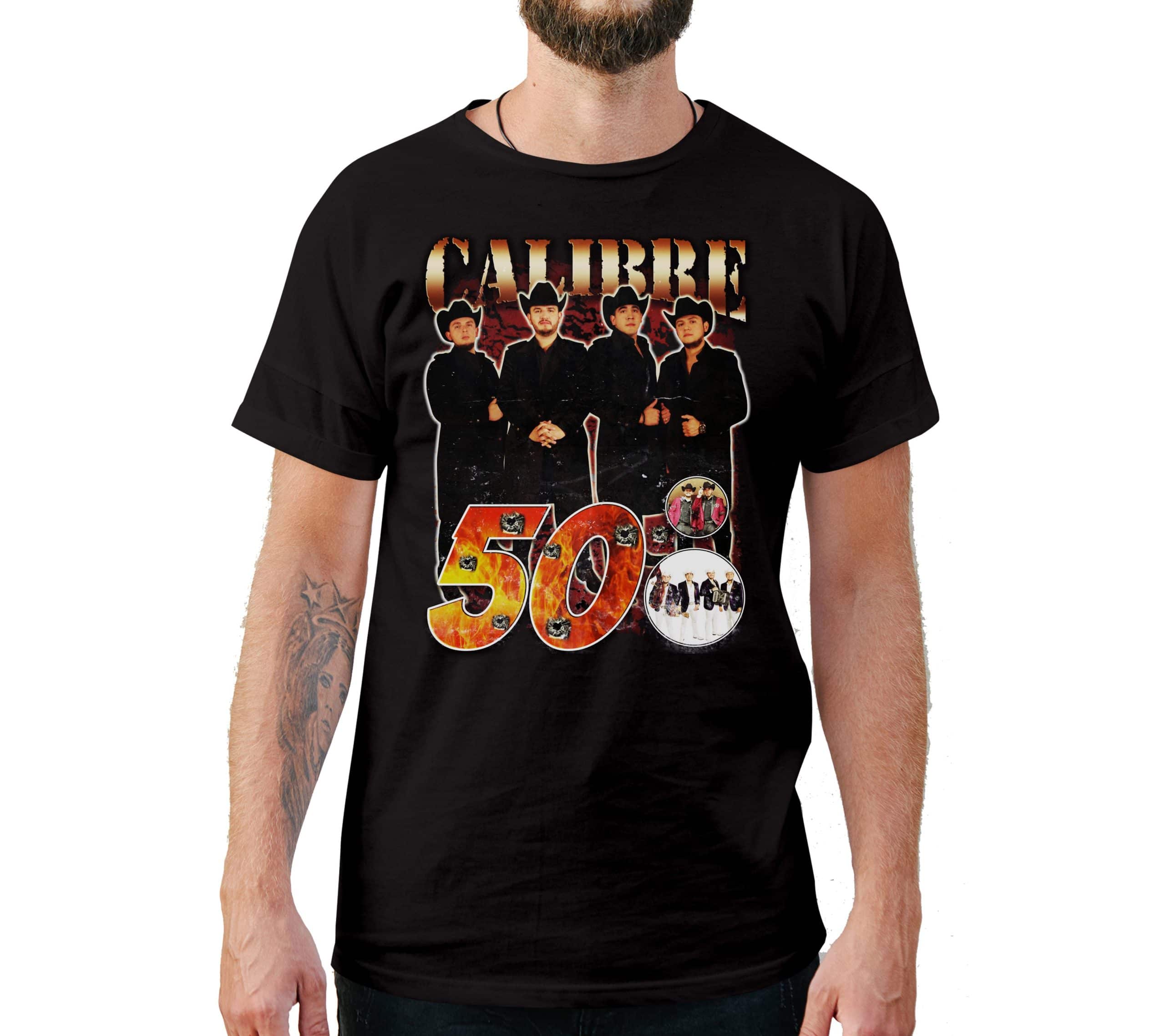 Calibre 50 Vintage Style T-Shirt Calibre 50 Vintage Style T-Shirt