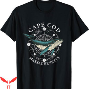 Cape Cod T-Shirt Massachusetts Humpback Whale Vintage Wind