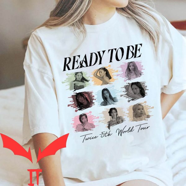 Chaeyoung Twice T-Shirt Ready To Be World Tour Tzuyu Jihyo