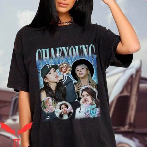 Chaeyoung Twice T-Shirt Retro Bootleg Korean Group Tee