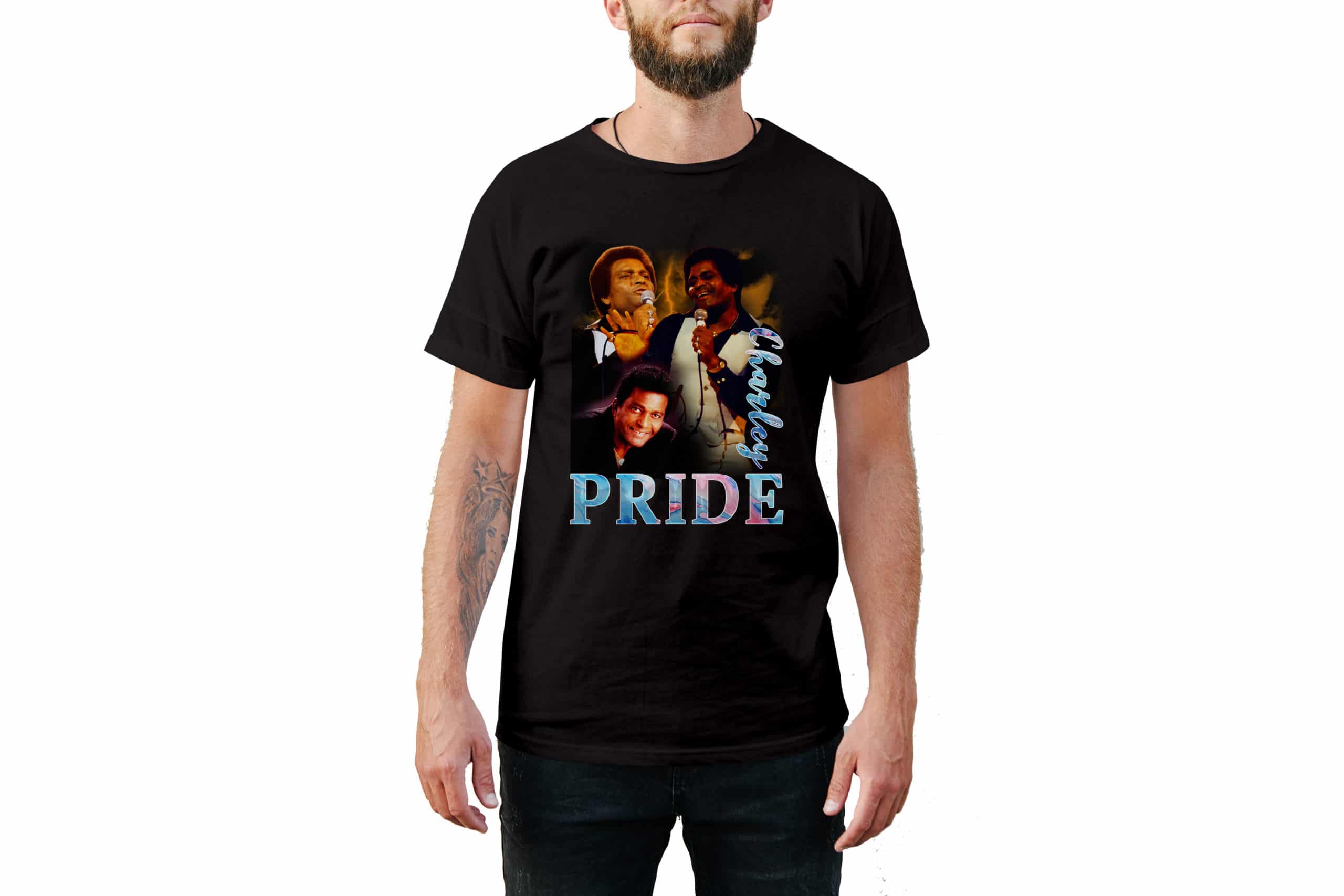 Charley Pride Vintage Style T-Shirt Charley Pride Vintage Style T-Shirt