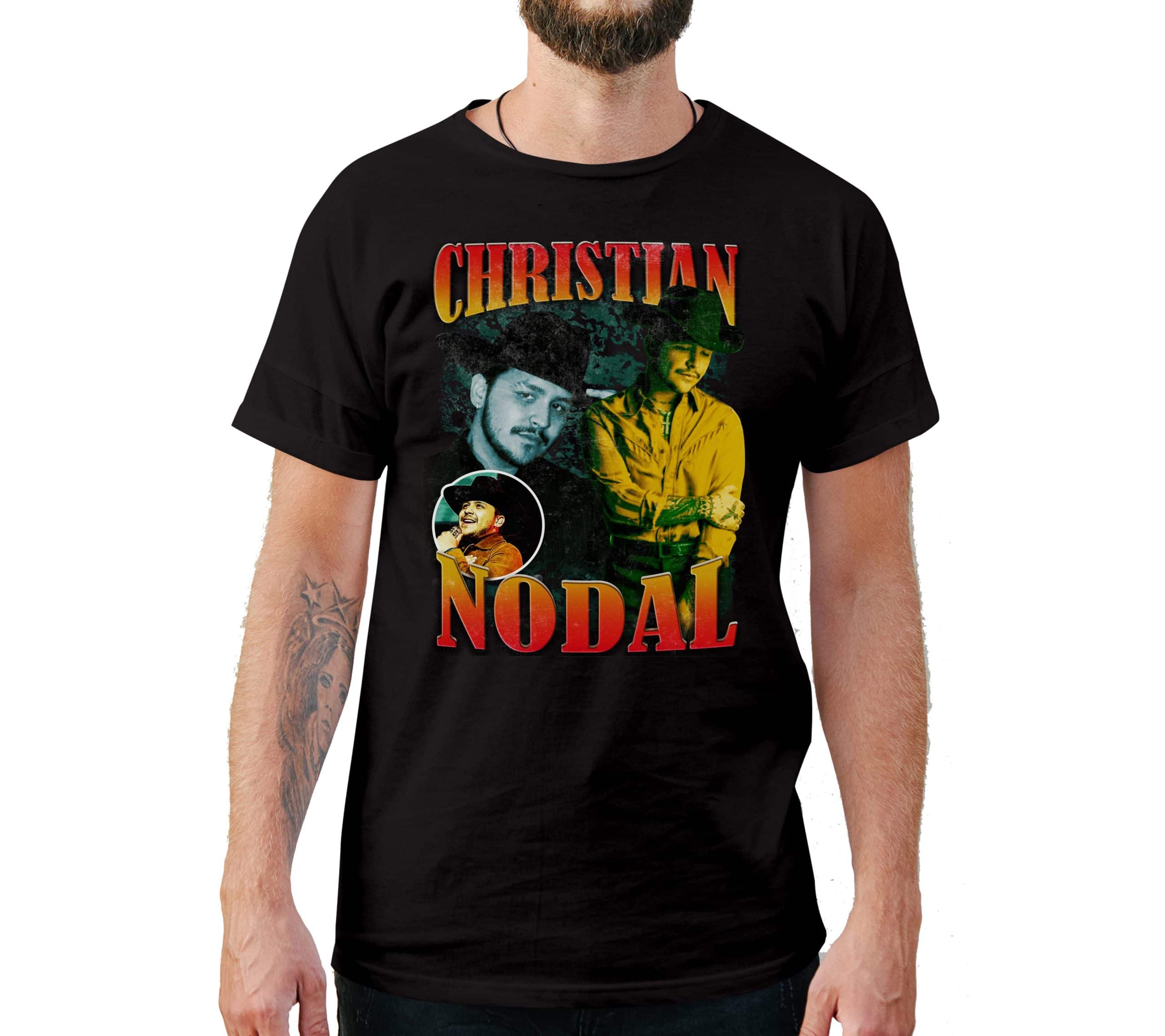 Christian Nodal Vintage Style T-Shirt Christian Nodal Vintage Style T-Shirt