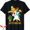 Cinco De Mayo T-Shirt Dabbing Unicorn Funny Let’s Fiesta