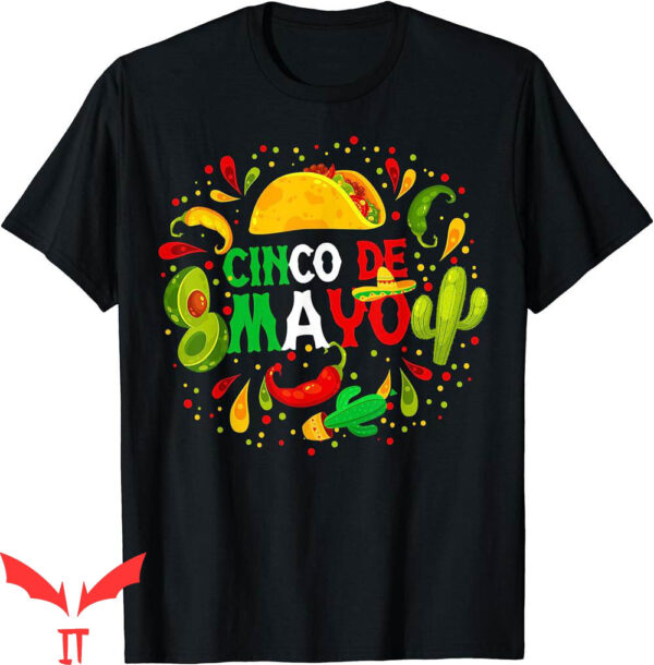 Cinco De Mayo T-Shirt Fiesta Party Mexican Victory Vintage
