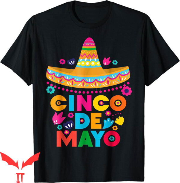 Cinco De Mayo T-Shirt Fiesta Surprise Camisa 5 Viva Mexico