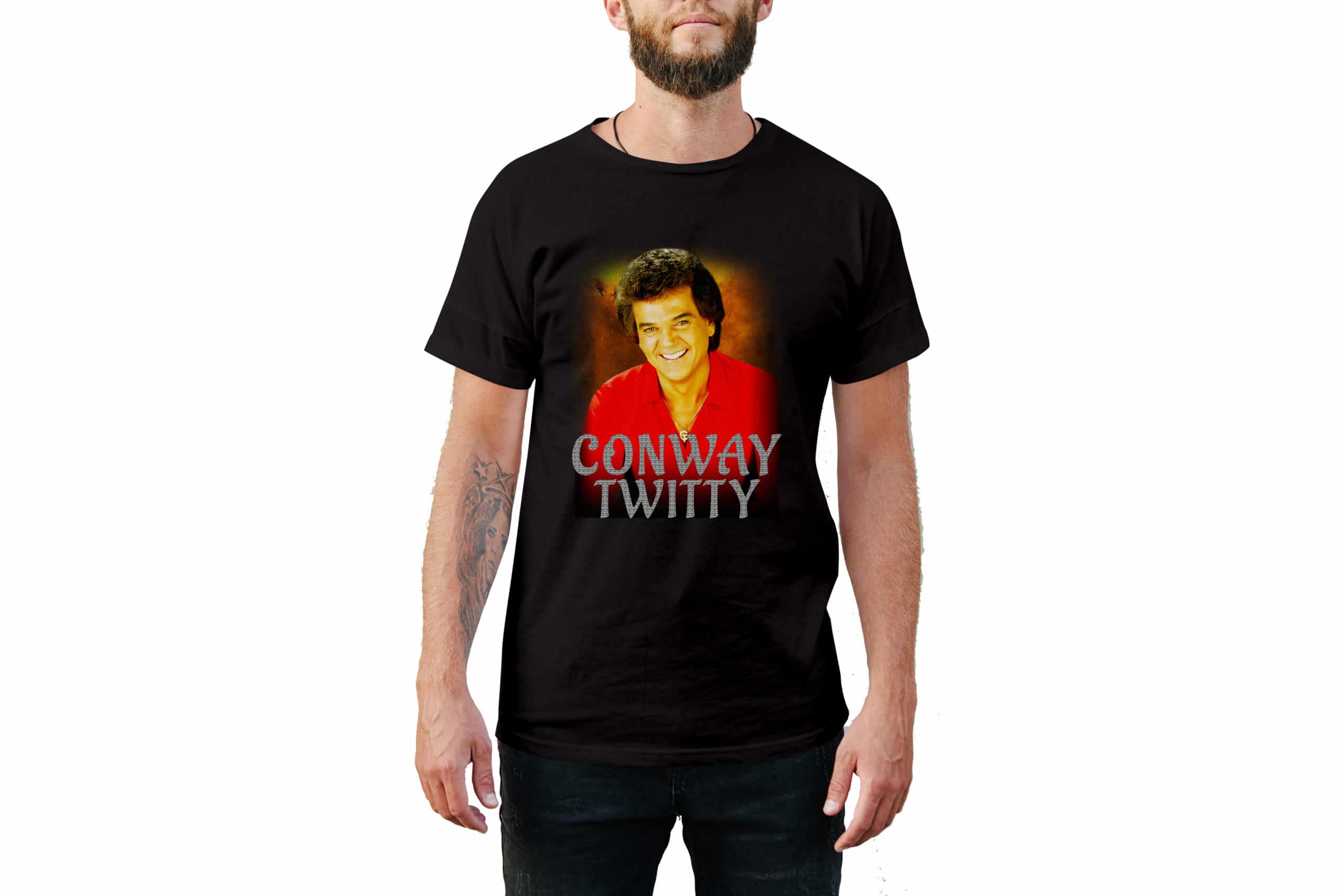 Conway Twitty Vintage Style T-Shirt Conway Twitty Vintage Style T-Shirt