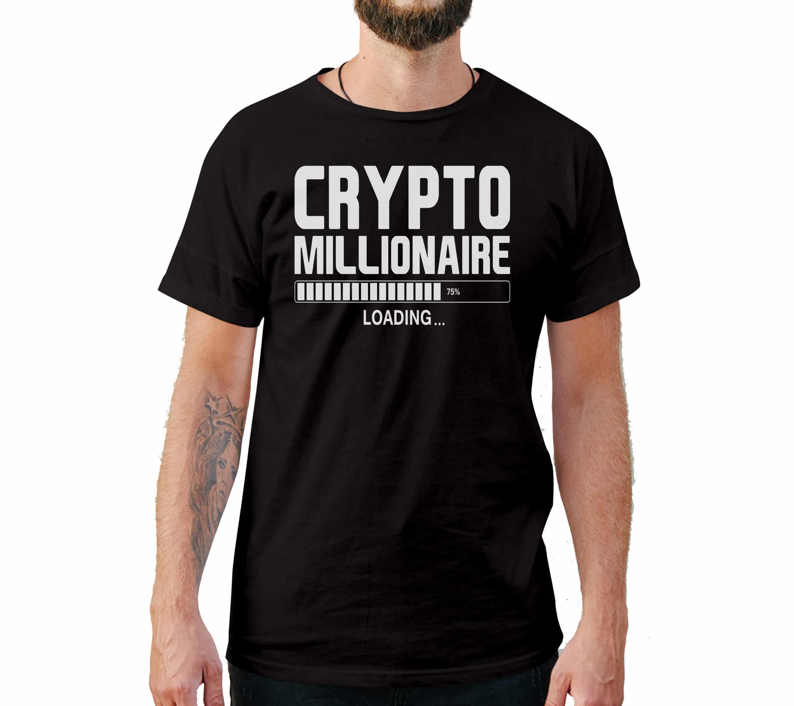 Crypto Millionaire Funny T-Shirt Crypto Millionaire Funny T-Shirt