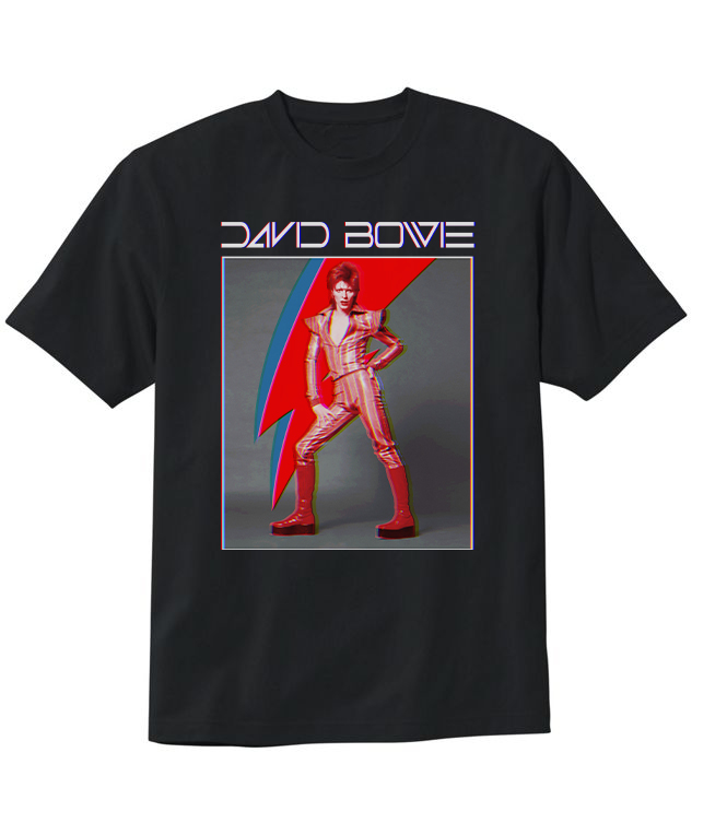 David Bowie Vintage Style T-Shirt David Bowie Vintage Style T-Shirt