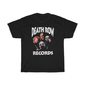 Death Row Records Inspired Slasher Movie Shirt Freddy Krueger Chucky Jason Vorhees Michael Myers Shirt