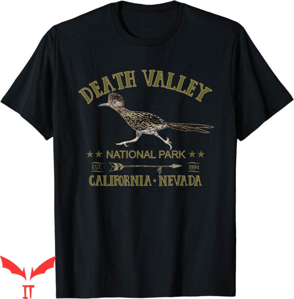 Death Valley T-Shirt National Roadrunner California Nevada