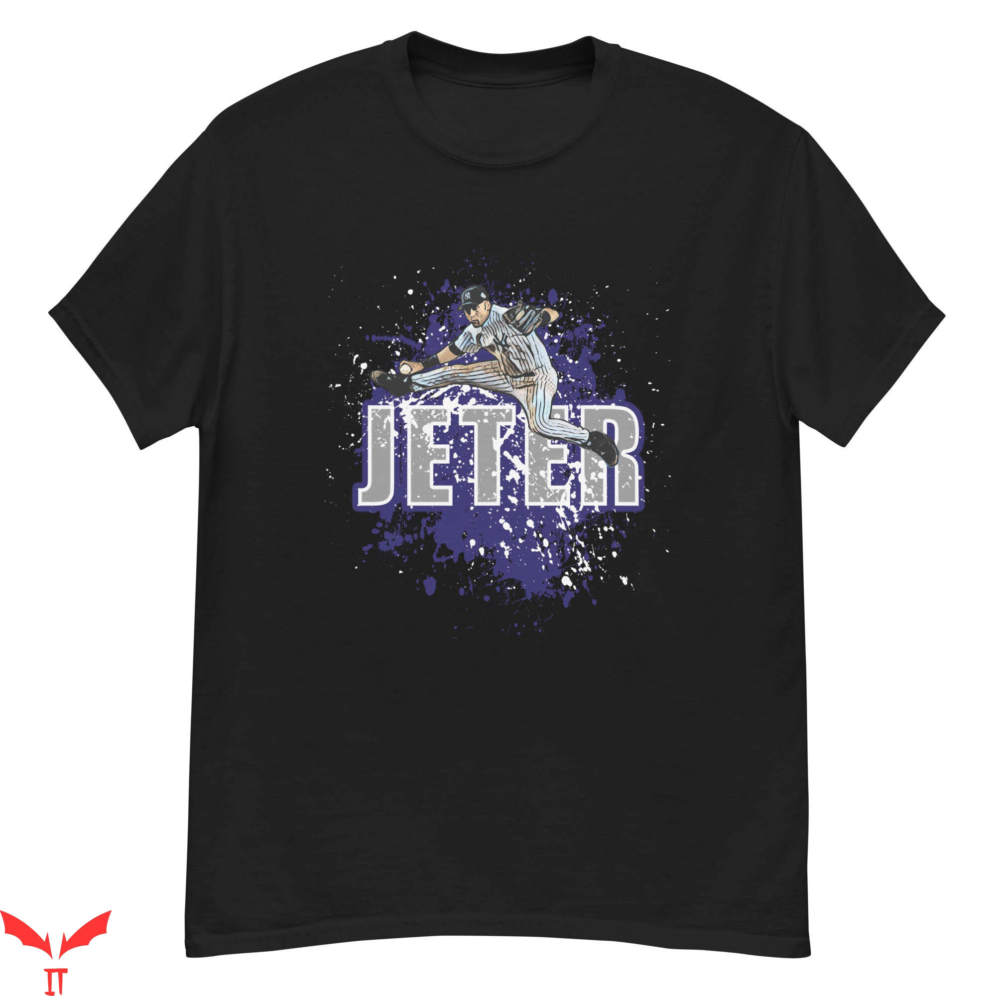 Derek Jeter T-Shirt Baseball World Series Vintage 90s