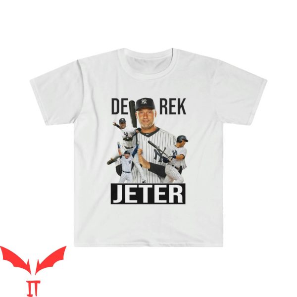 Derek Jeter T-Shirt Vintage Retro For Baseball Fans