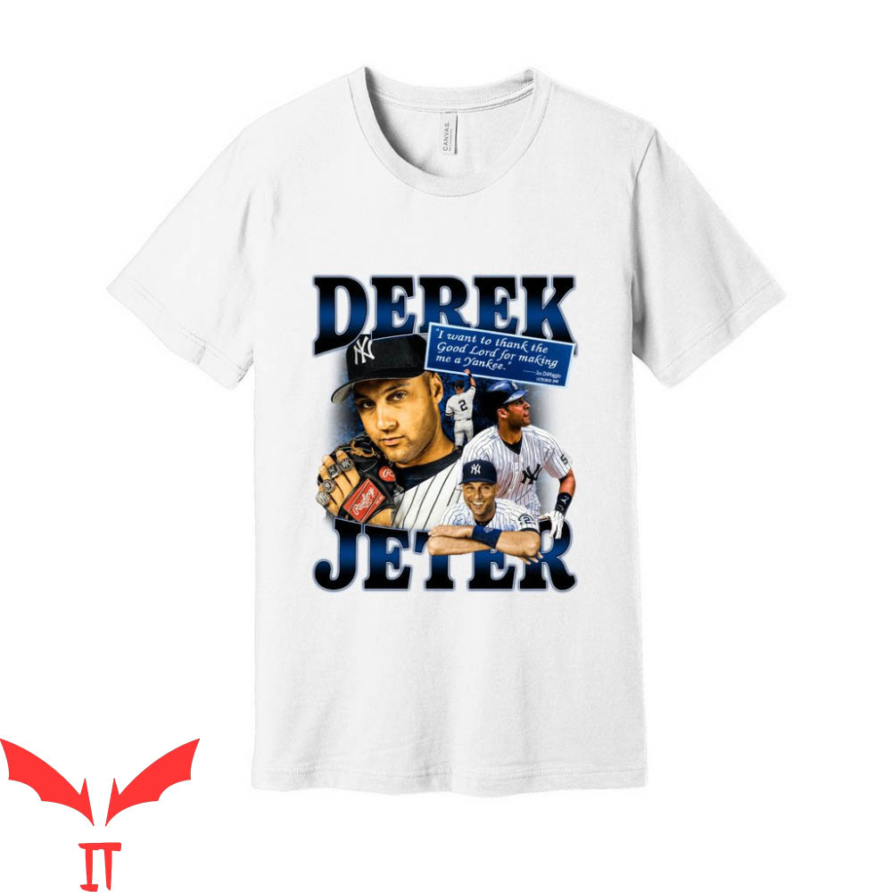 Derek Jeter T-Shirt Vintage Throwback Baseball World Series