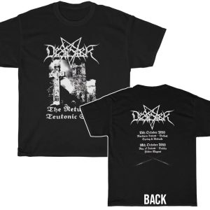 Desaster Tautonic Steel October 15th &amp 16th 2010 Concert Shirt