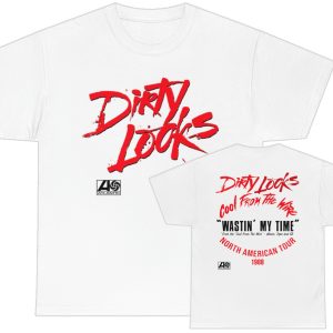 Dirty Looks Cool From The Wire Wastin My Time Atlantic Records Promo Shirt