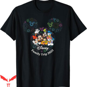 Disney 2023 T-Shirt Friends Family Trip Vacation Fireworks
