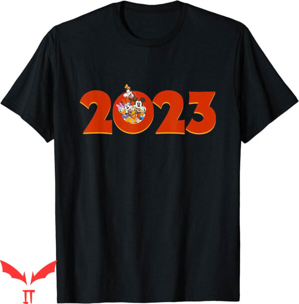 Disney 2023 T-Shirt Mickey And The Gang Anniversary New Year