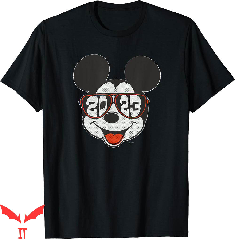Disney 2023 T-Shirt Mickey Mouse Class Graduation Sunglasses Disney 2023 T-Shirt Mickey Mouse Class Graduation Sunglasses