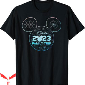 Disney 2023 T-Shirt Mickey Mouse Head Family Trip Vacation