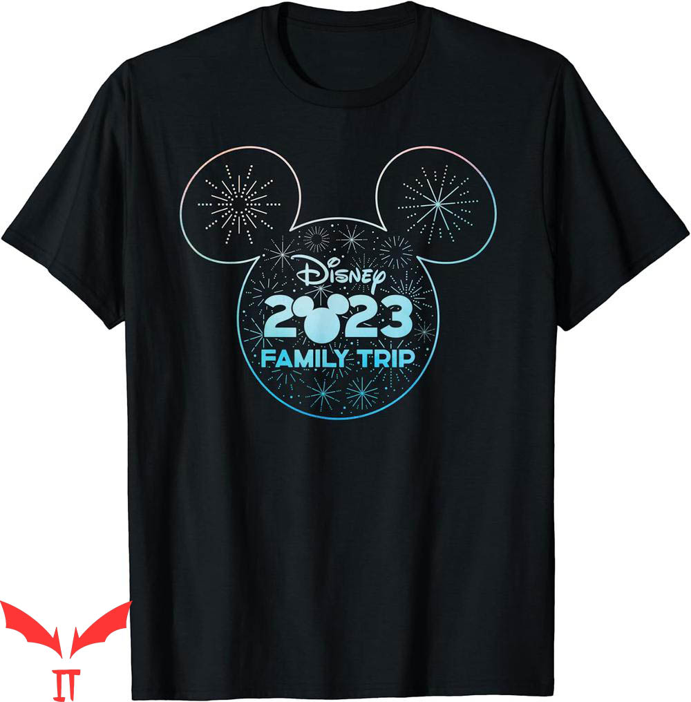 Disney 2023 T-Shirt Mickey Mouse Head Family Trip Vacation Disney 2023 T-Shirt Mickey Mouse Head Family Trip Vacation