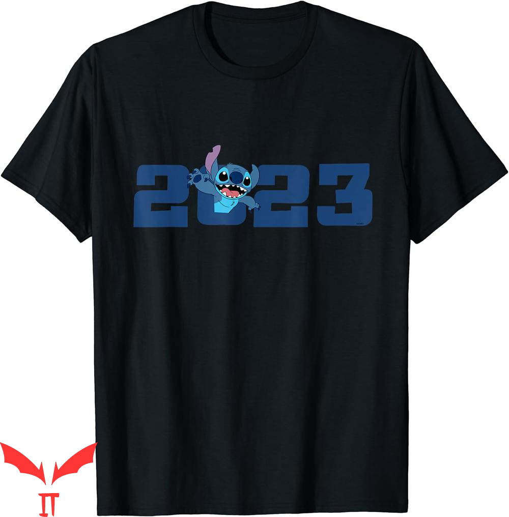 Disney 2023 T-Shirt Stitch Celebration Anniversary New Year Disney 2023 T-Shirt Stitch Celebration Anniversary New Year