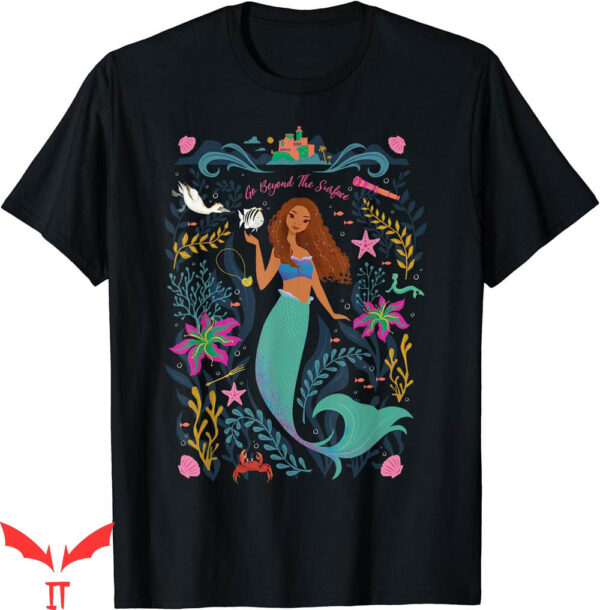 Disney 2023 T-Shirt The Little Mermaid Ariel Beyond Surface