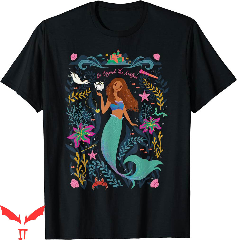 Disney 2023 T-Shirt The Little Mermaid Ariel Beyond Surface Disney 2023 T-Shirt The Little Mermaid Ariel Beyond Surface