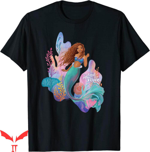 Disney 2023 T-Shirt The Little Mermaid Ariel Find Your Voice