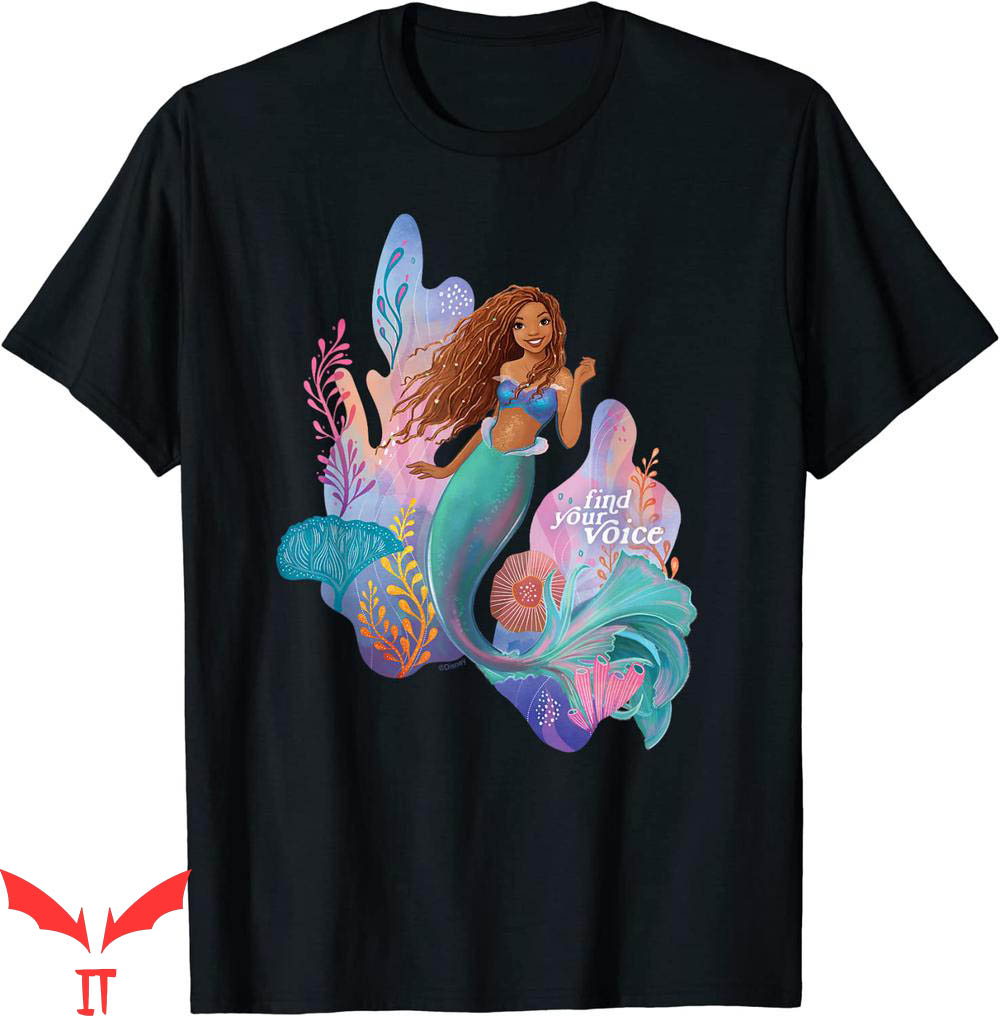 Disney 2023 T-Shirt The Little Mermaid Ariel Find Your Voice Disney 2023 T-Shirt The Little Mermaid Ariel Find Your Voice