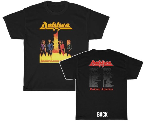 Dokken 1985 Rokken America Tour Shirt