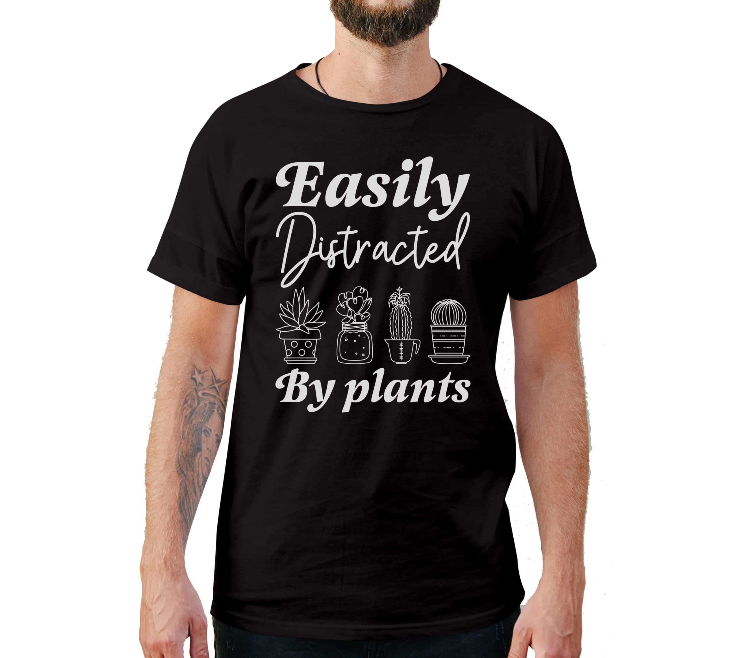 Easily Distracted By Plants T-Shirt Easily Distracted By Plants T-Shirt